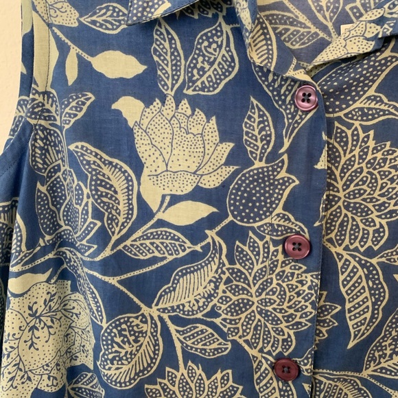 Lauren Brooke Sleeveless Floral Maxi Dress-Size M - Picture 4 of 9